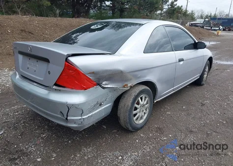 2002 Honda Civic Hx z USA, uszkodzony, nr VIN 1HGEM21782L042341